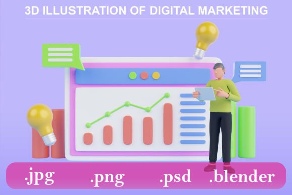 3D Financial Report Chart: A Visual Tool for Enhanced Data Communication and Marketing