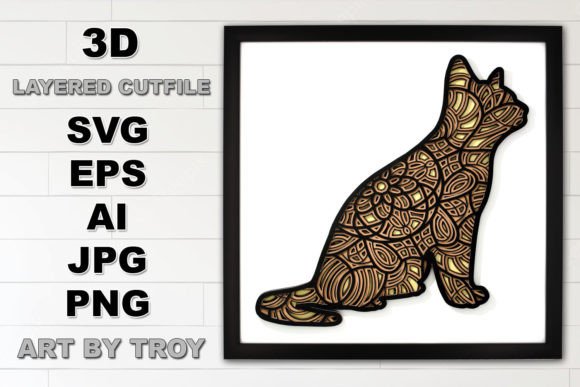 Cat Mandala Layered SVG Cut File: A Strategic Tool for Creative Professionals and DIY Enthusiasts
