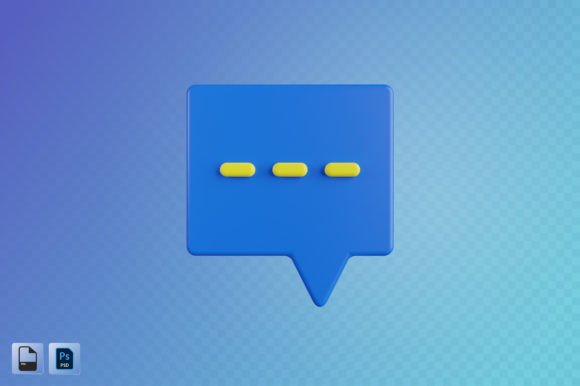 Chat Bubble 3D Illustration: A Versatile Design Element for Modern Projects