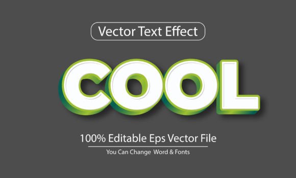 Cool 3D Text Effect Vector Design: A Game-Changer for Creative Projects