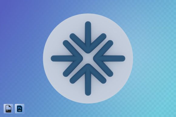 Enhancing Modern Design with the Shrink Arrow 3D Illustration: A Creative Powerhouse for Professionals and Innovators