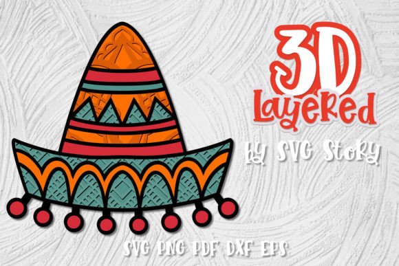 Integrating the 3D Sombrero SVG Layered Design into Creative and Production Workflows
