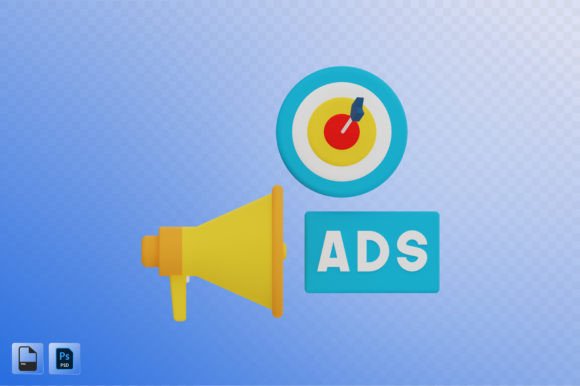 Marketing Target 3D Illustration: Boost Your Visual Projects