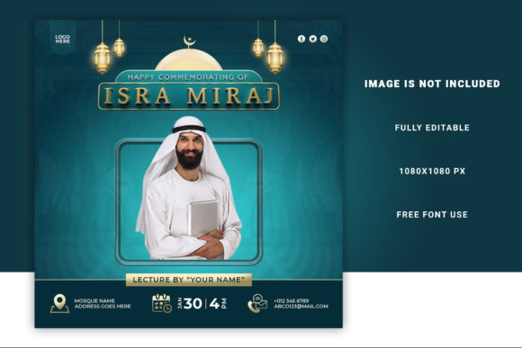 Unlocking Creative Potential with Isra Miraj 3D Social Media Post Design
